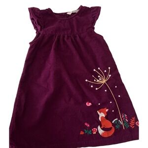 Girls Beebay Embroidered Dress, Size 4, Butterfly Wings Sleeves Back To School